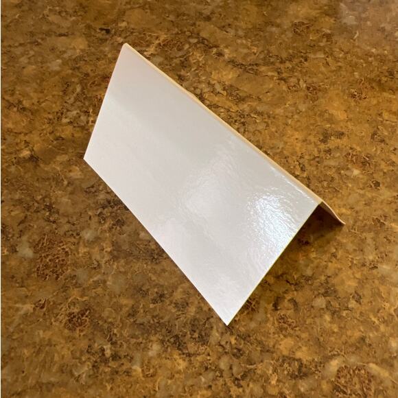 White Gloss Tent Style Table Place Cards for Wedding Set of 400 - Picture 2 of 2